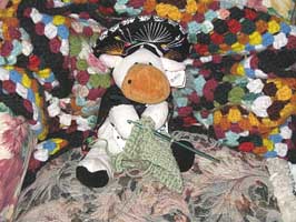 stuffed cow crocheting